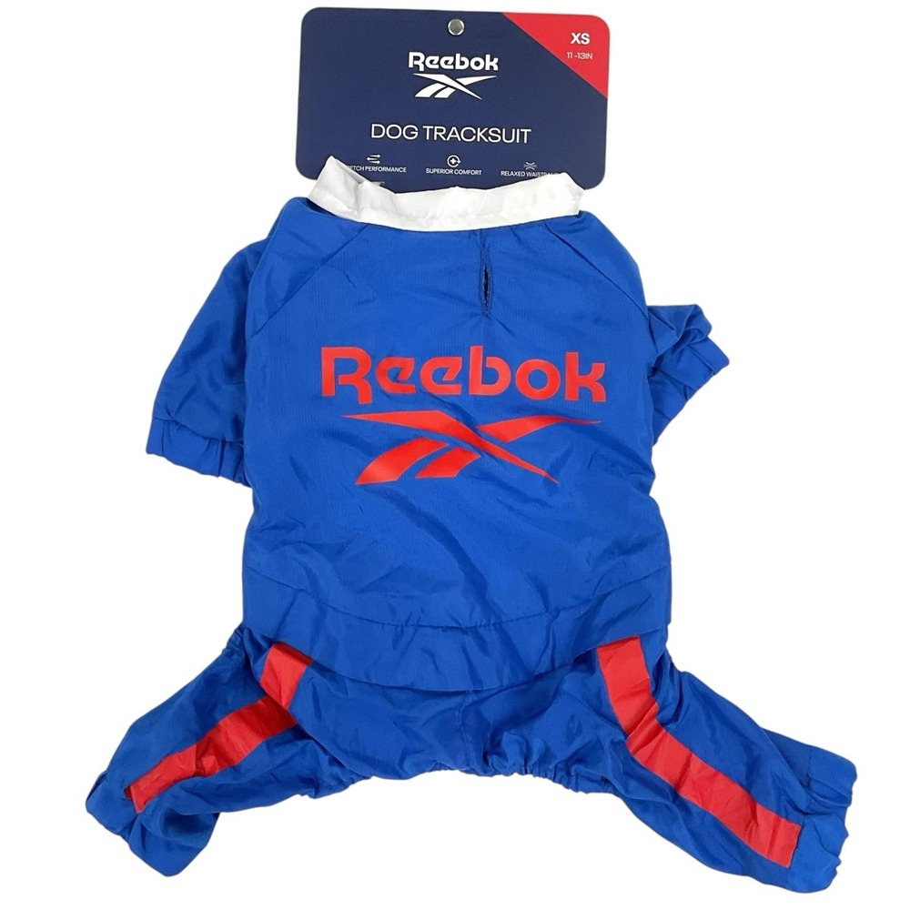 Reebok Size‎ XS (11"-13") Dog Tracksuit Costume Comfort Stretch NWT